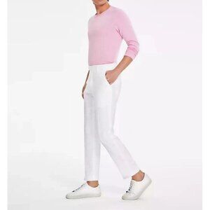 Tommy Hilfiger Mens Modern Fit Flat Front Pure Linen Pant White Size 42 X 32 NWT